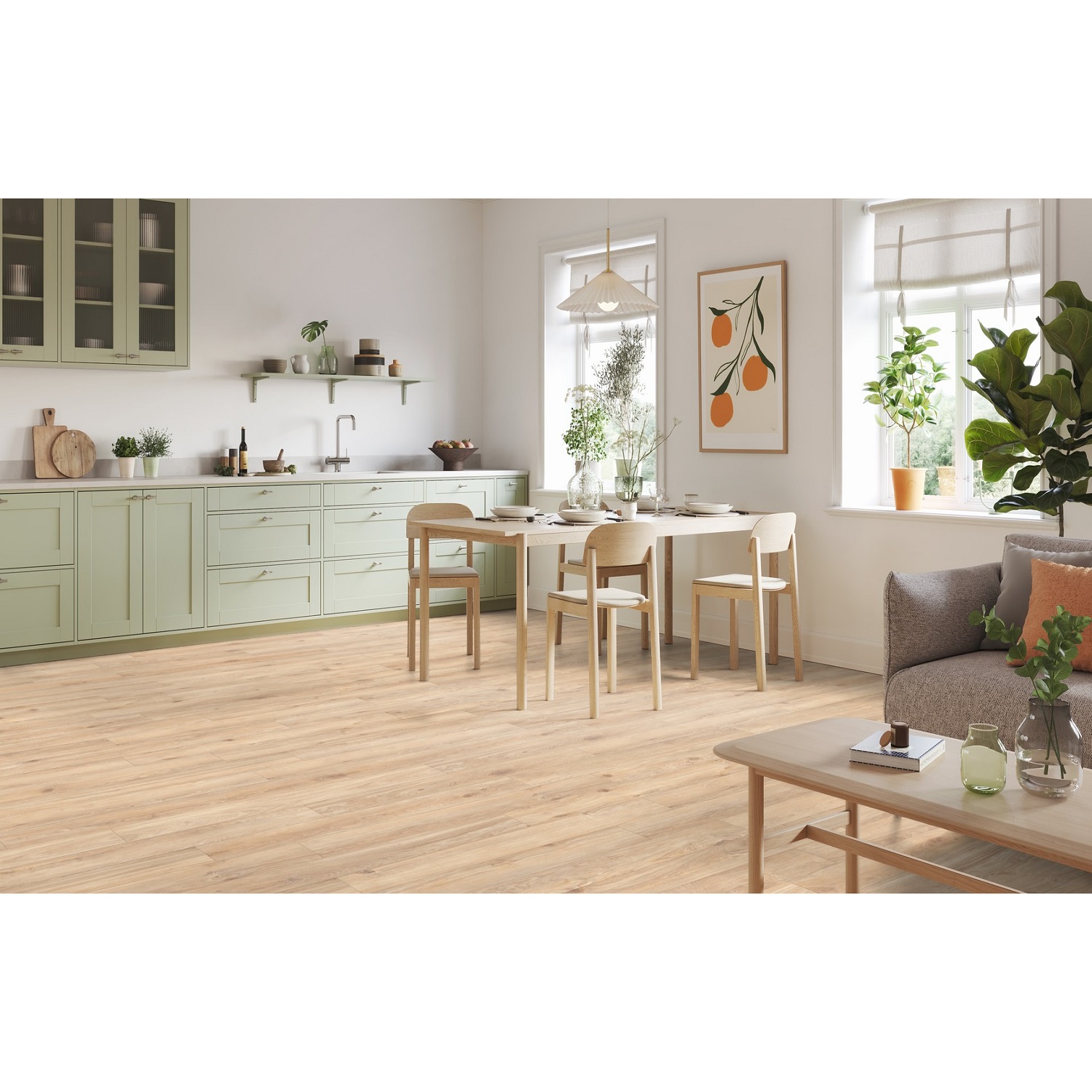 Laminate Tarkett Woodstock Aquablock Sheffield Oak Spring (191x1380) 2.11m² 3