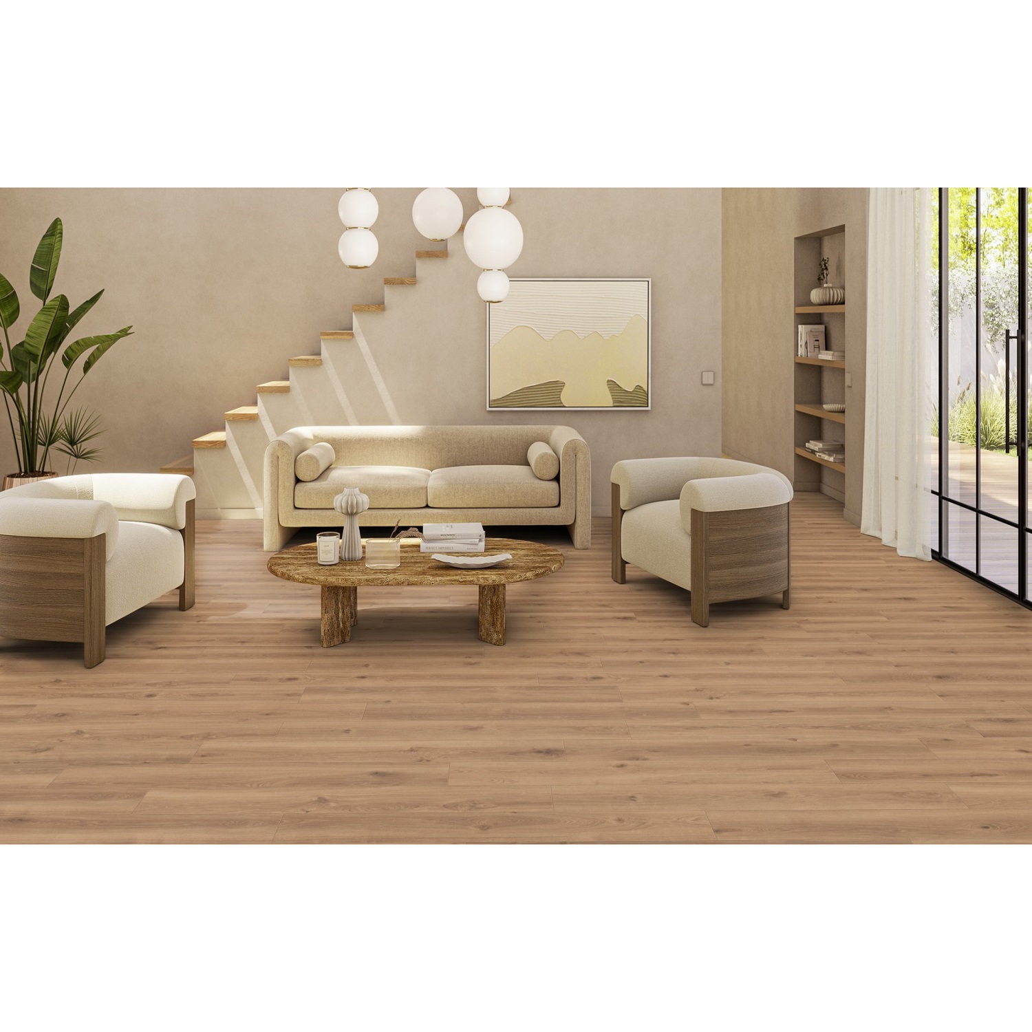 Laminate Tarkett Woodstock 832 Brook Oak Brown (193x1292) 1.995m² 3