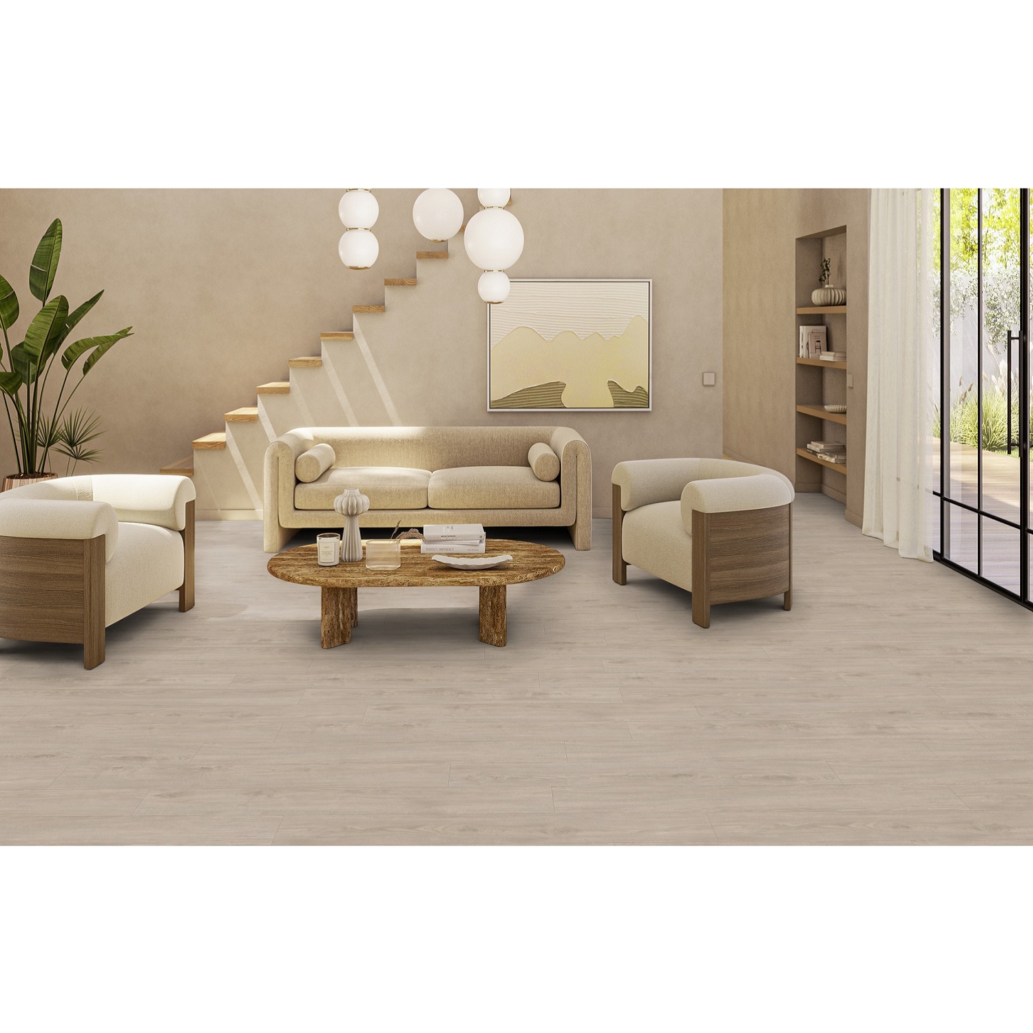 Laminate Tarkett Woodstock 832 Pristine Oak Grey (193x1292) 1.995m² 3