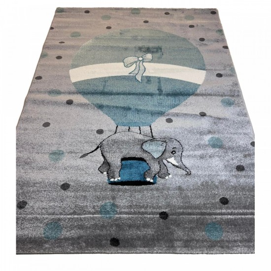 Παιδικό Χαλί 0099 Grey Blue 133 cm x 190 cm 2