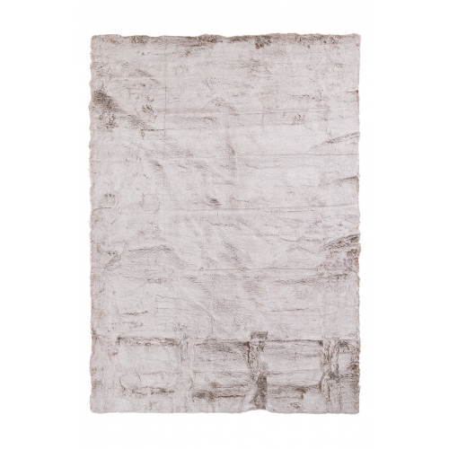 Γούνινο Χαλί Bunny Bunny Canvas Brown - Royal Carpet - 200 x 200 cm Round