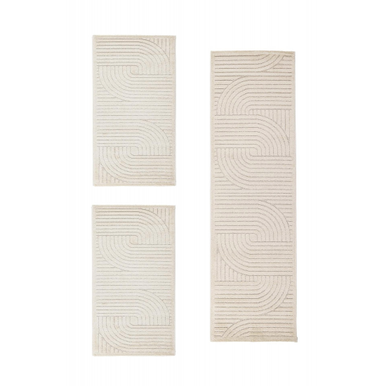 Χαλιά Κρεβατοκάμαρας (Σετ 3τμχ) Chiara 45003 W Royal Carpet  2