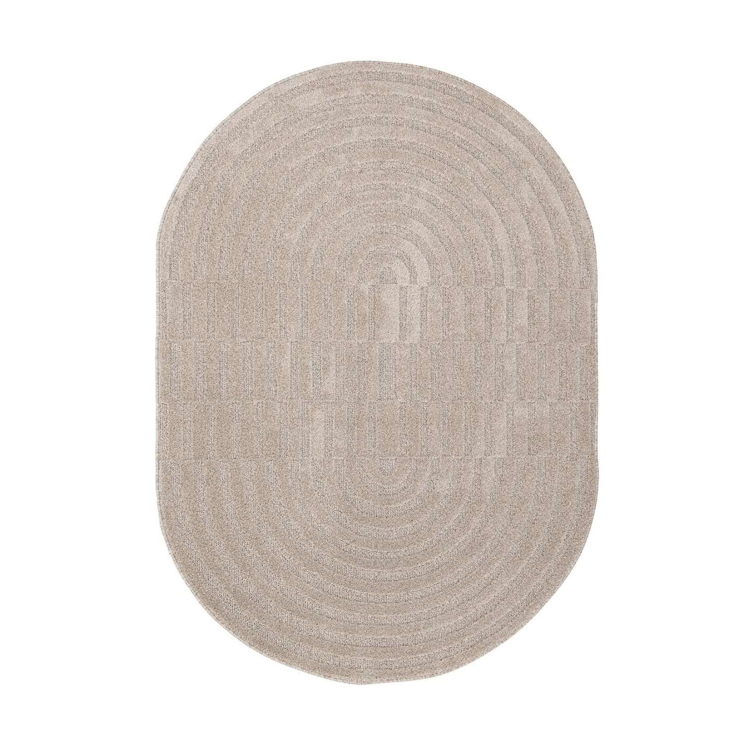 Μοντερνο Χαλι Jazz 2972A Βeige - Royal Carpet - 200 x 290 cm Oval 2