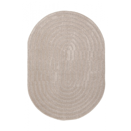 Μοντερνο Χαλι Jazz 2972A Beige - Royal Carpet - 160 x 230 cm Oval 