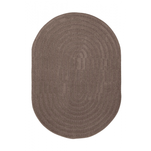 Μοντερνο Χαλι Jazz 2972A Τaupe - Royal Carpet - 200 x 290 cm Oval