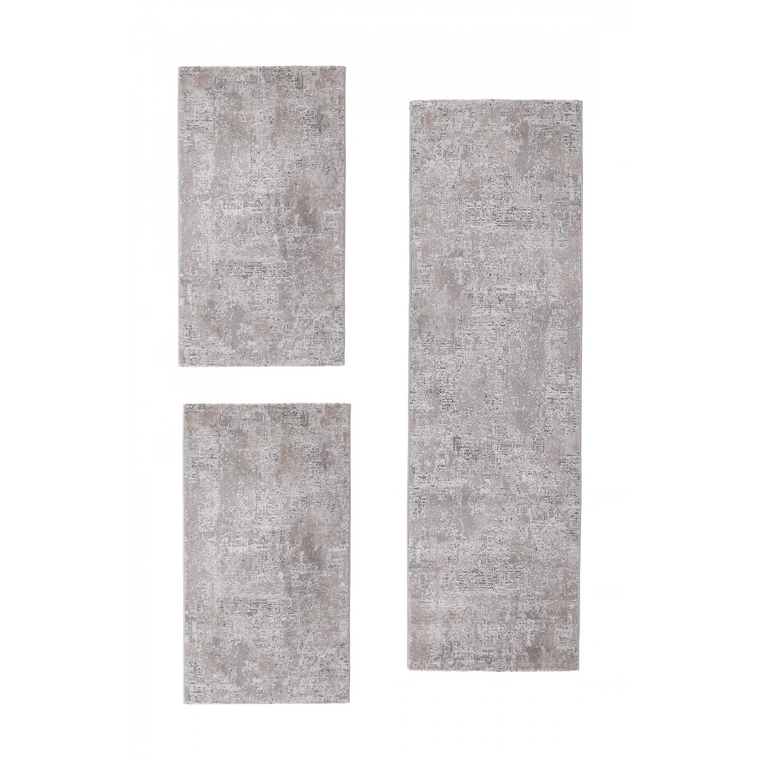 Χαλιά Κρεβατοκάμαρας (Σετ 3τμχ) Madisson 36A Grey - Royal Carpet 4