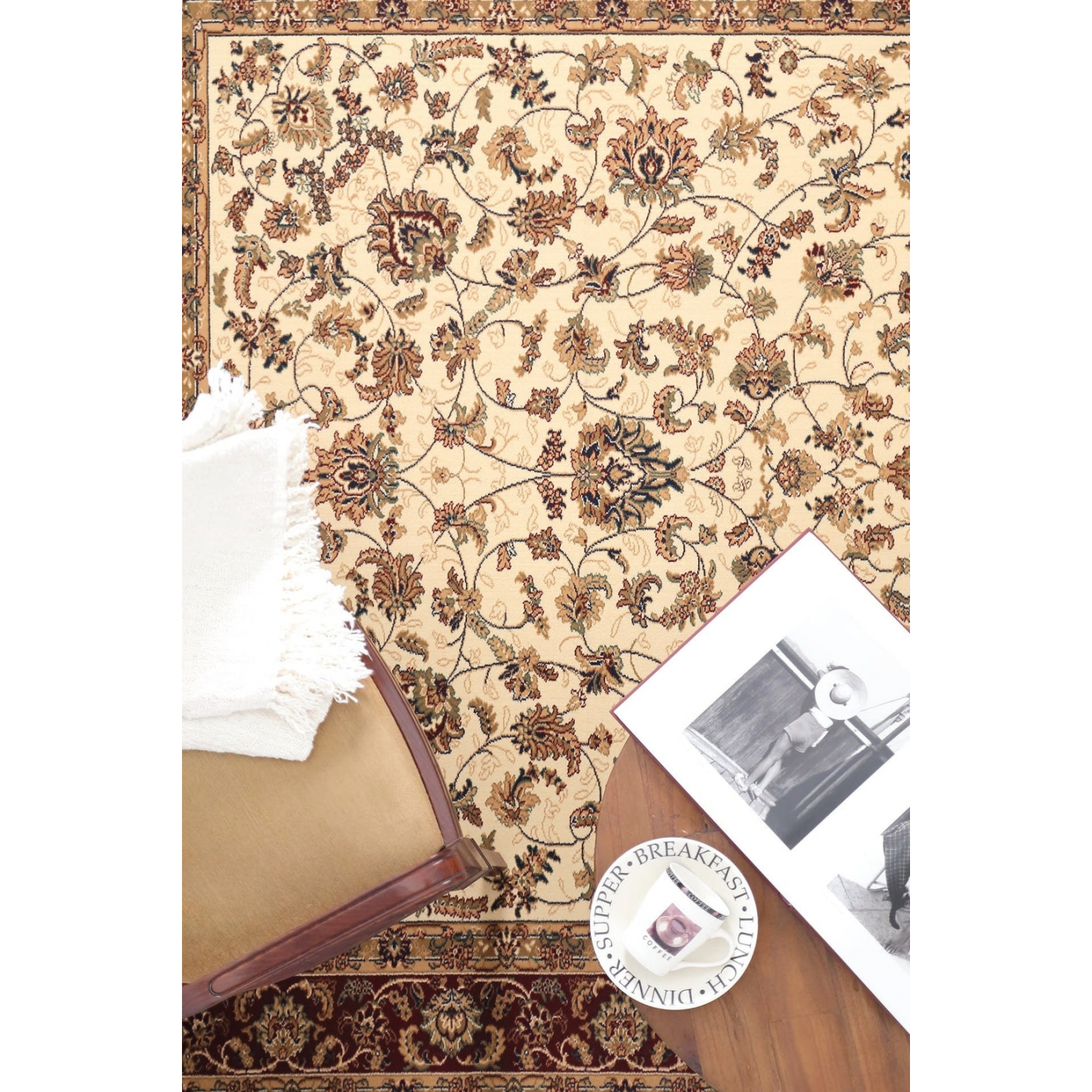 Χαλιά Κρεβατοκάμαρας (Σετ 3τμχ) Sherazad 3046 8349 Ivory - Royal Carpet 3