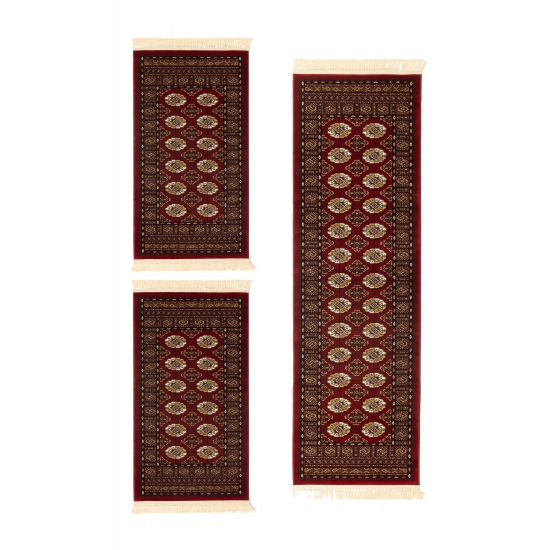 Χαλιά Κρεβατοκάμαρας (Σετ 3τμχ) Sherazad 6465 8874 Red - Royal Carpet 2
