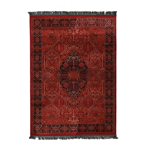 Κλασικό χαλί Afgan 316A D.Red Black - Royal Carpet - 133 x 190 cm