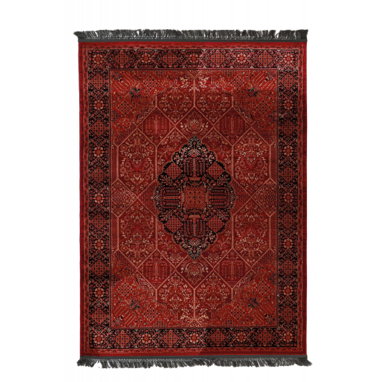 Κλασικό χαλί Afgan 316A D.Red Black - Royal Carpet - 133 x 190 cm
