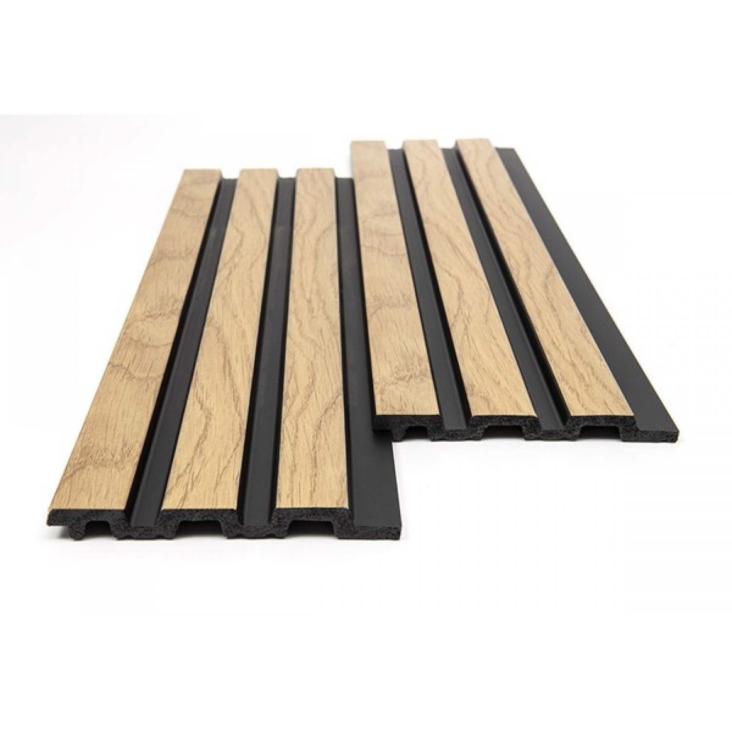 Panel 3D Πηχάκι Piano Natural Oak/Black 12.2x290cm 2