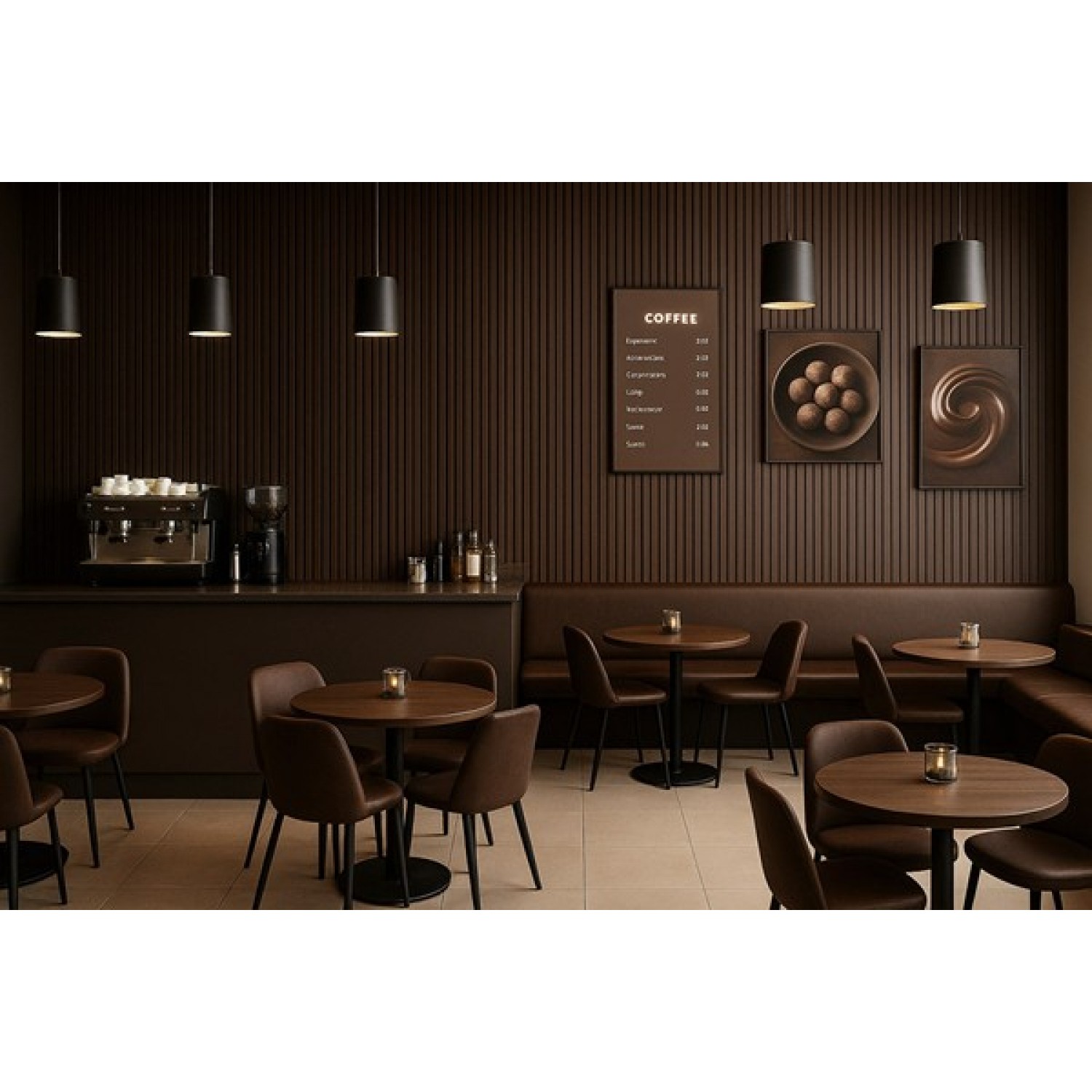 Panel 3D Πηχάκι Residence Dark Brown Oak 12.2x290cm 4