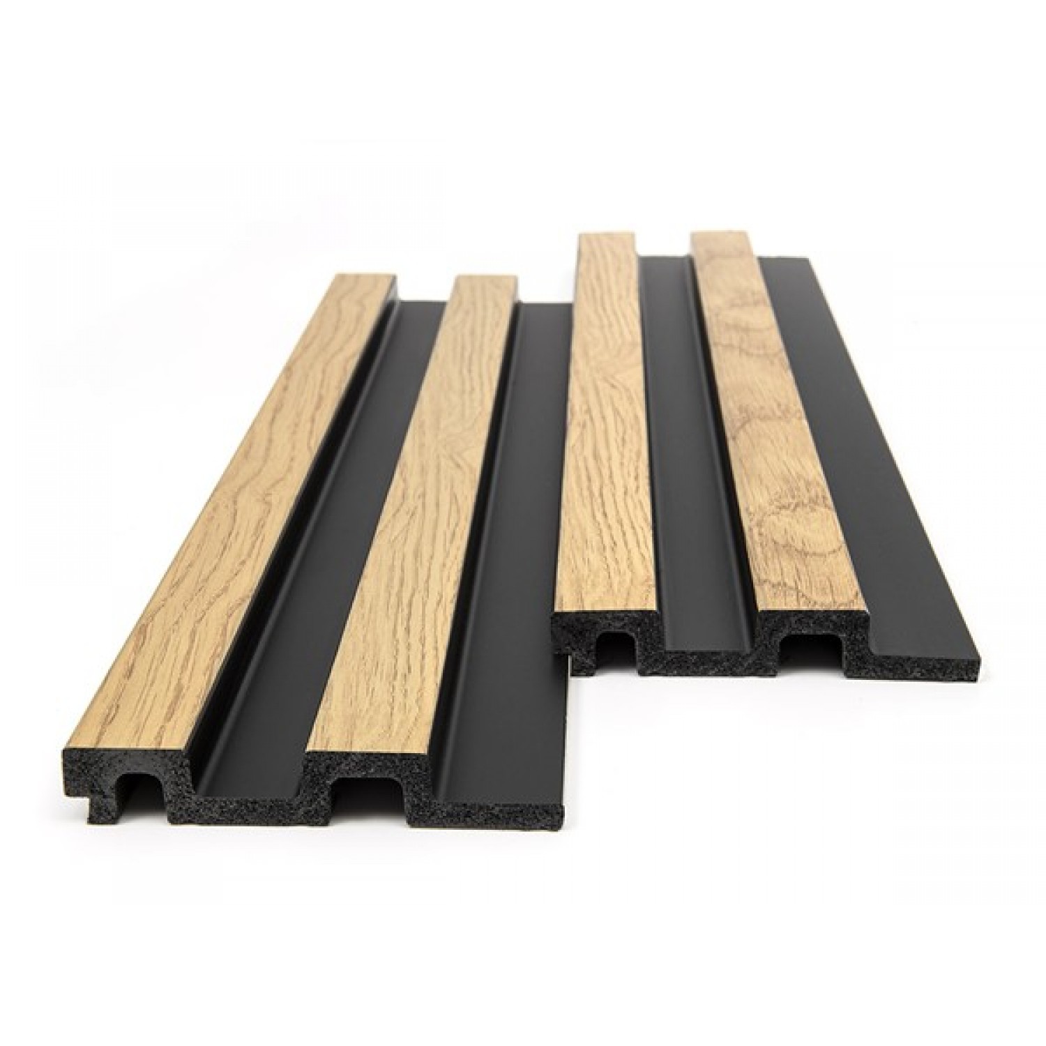 Panel 3D Πηχάκι Residence Natural Oak/Black 12.2x290cm 2
