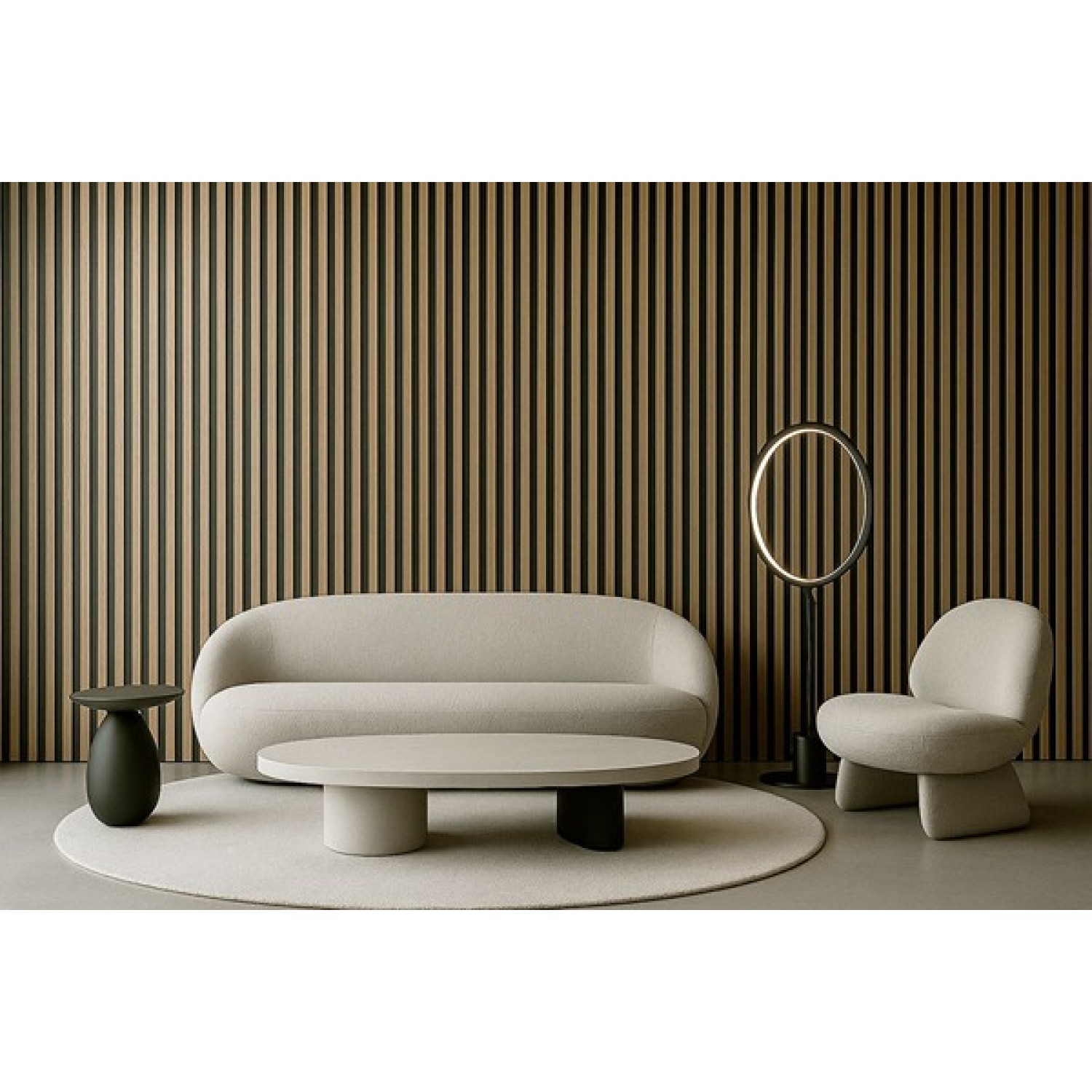 Panel 3D Πηχάκι Residence Natural Oak/Black 12.2x290cm 4