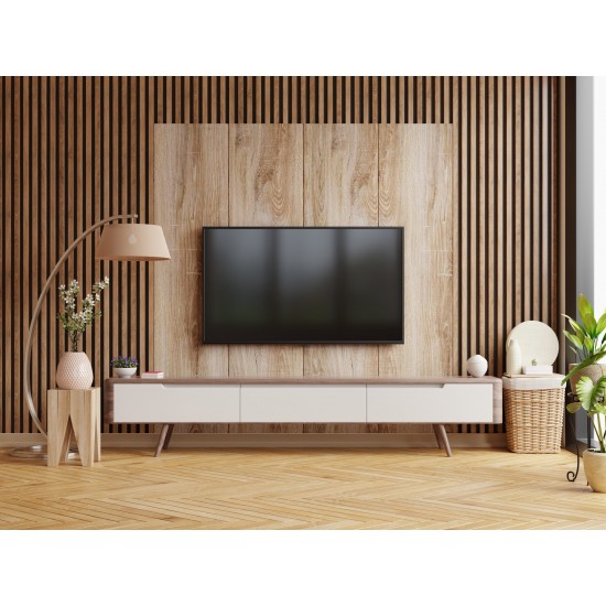 Panel 3D Durawall Acoustic Dark Oak 30x260cm 2