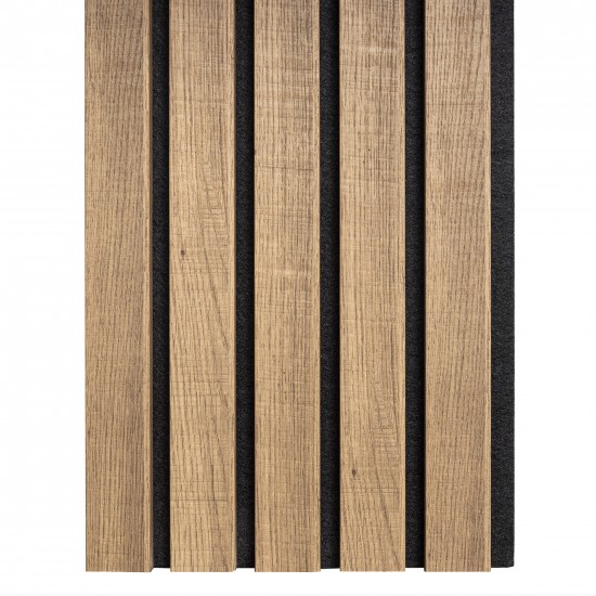 Panel 3D Durawall Acoustic Dark Oak 30x260cm