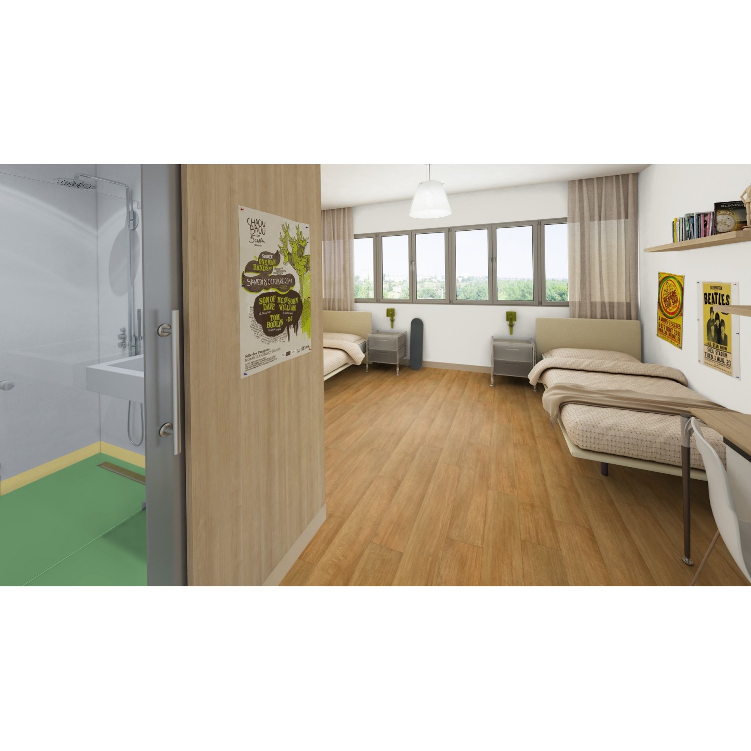 Πλαστικό Δάπεδο Tarkett Ruby 70 Oak Middle Natural 4M 3
