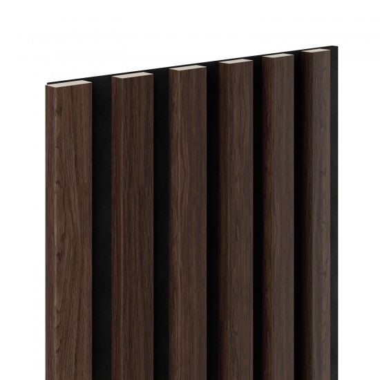 Panel 3D Woodline Acoustic Oak Dark 30x270cm