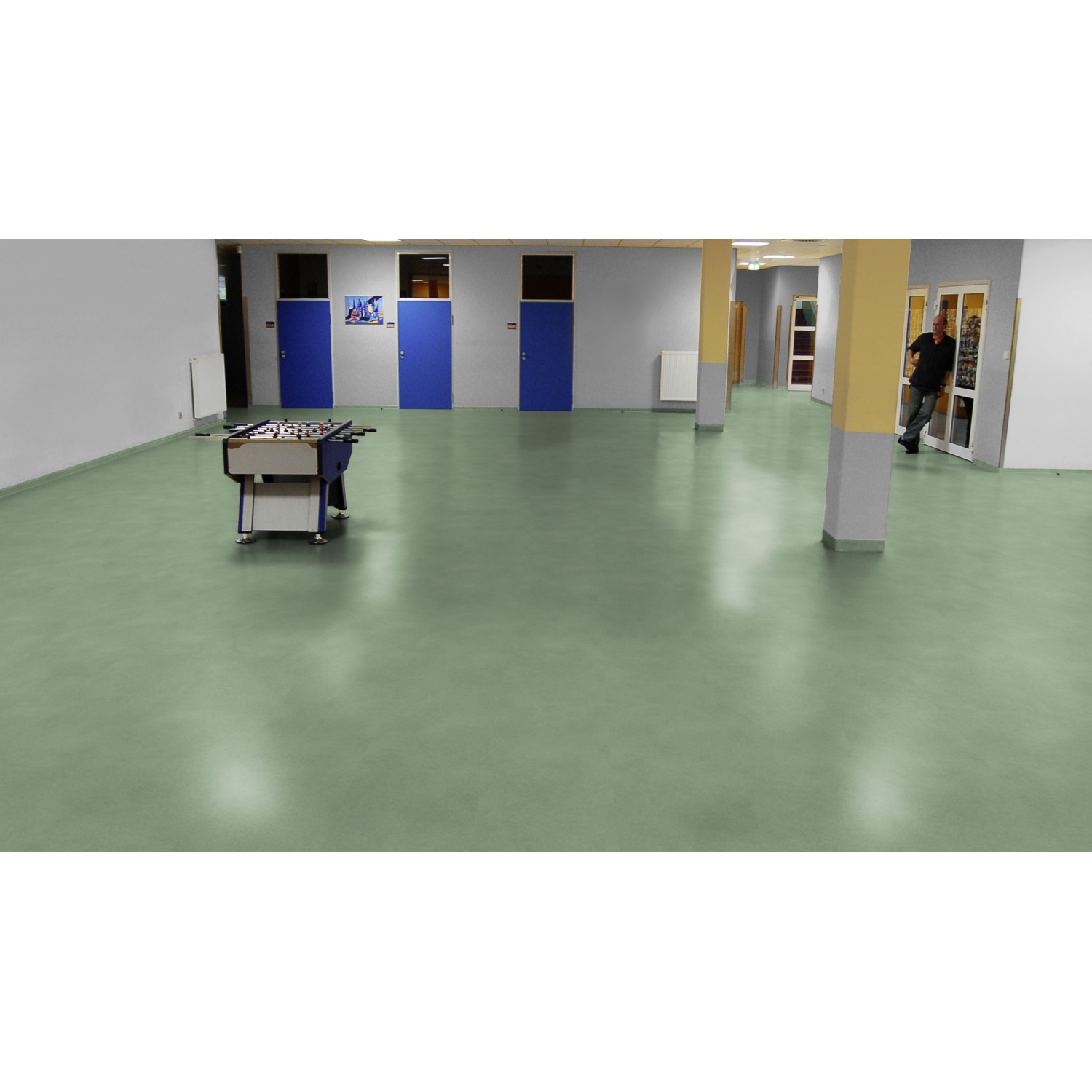 Βινυλική Λωρίδα Tarkett ID Inspiration 55 Fibra Green 4V (50 x 100) 3.50m² 3
