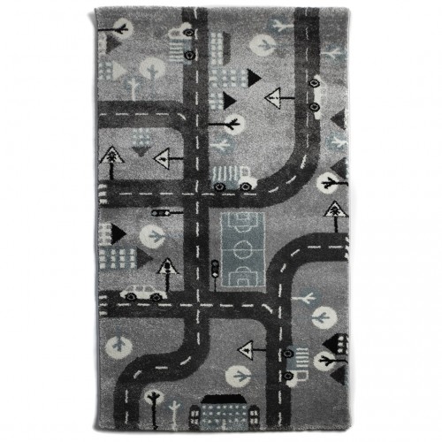 Παιδικό Χαλί Frieze Kids 0049A Grey/Blue - 160x230 cm