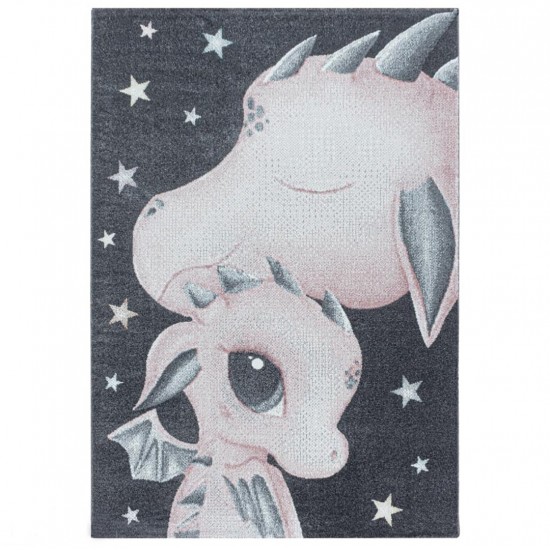 Παιδικό Χαλί Frieze Kids 2107A Pink - 160x230 cm