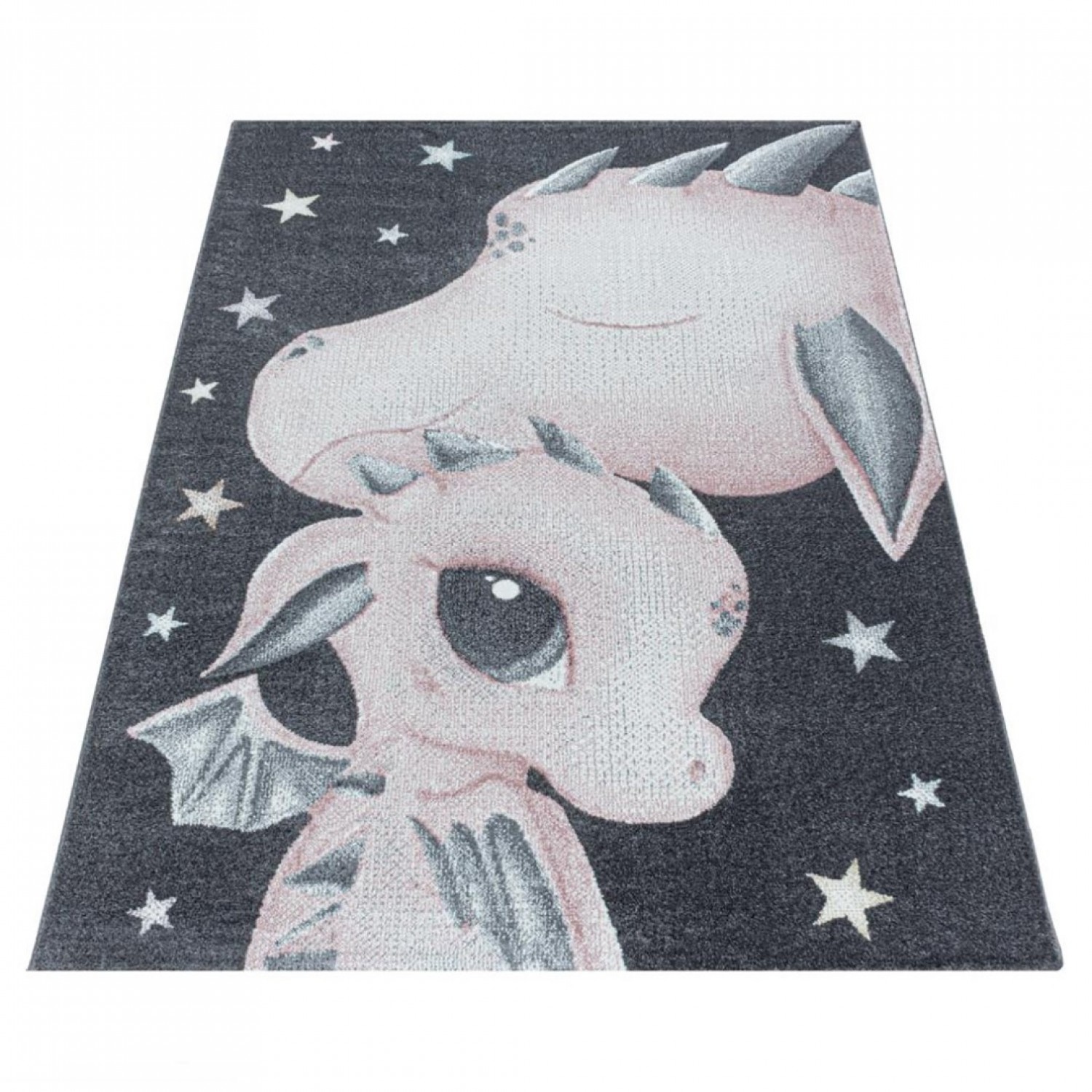 Παιδικό Χαλί Frieze Kids 2107A Pink - 160x230 cm 4