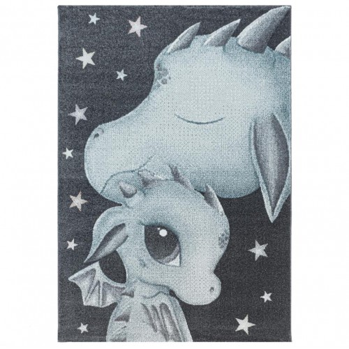 Παιδικό Χαλί Frieze Kids 2107A Blue - 080x150 cm