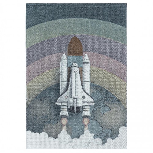 Παιδικό Χαλί Frieze Kids 2111A Blue - 80x150 cm