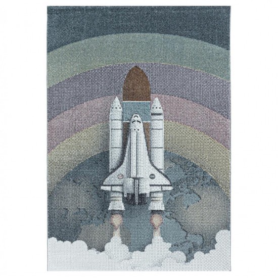 Παιδικό Χαλί Frieze Kids 2111A Blue- 200x290 cm