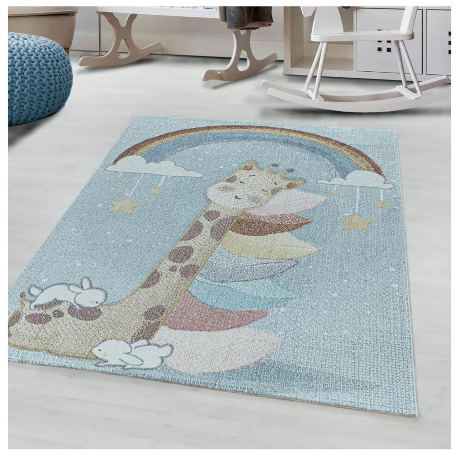 Παιδικό Χαλί Frieze Kids A0020 Yellow - 160x230 cm 3