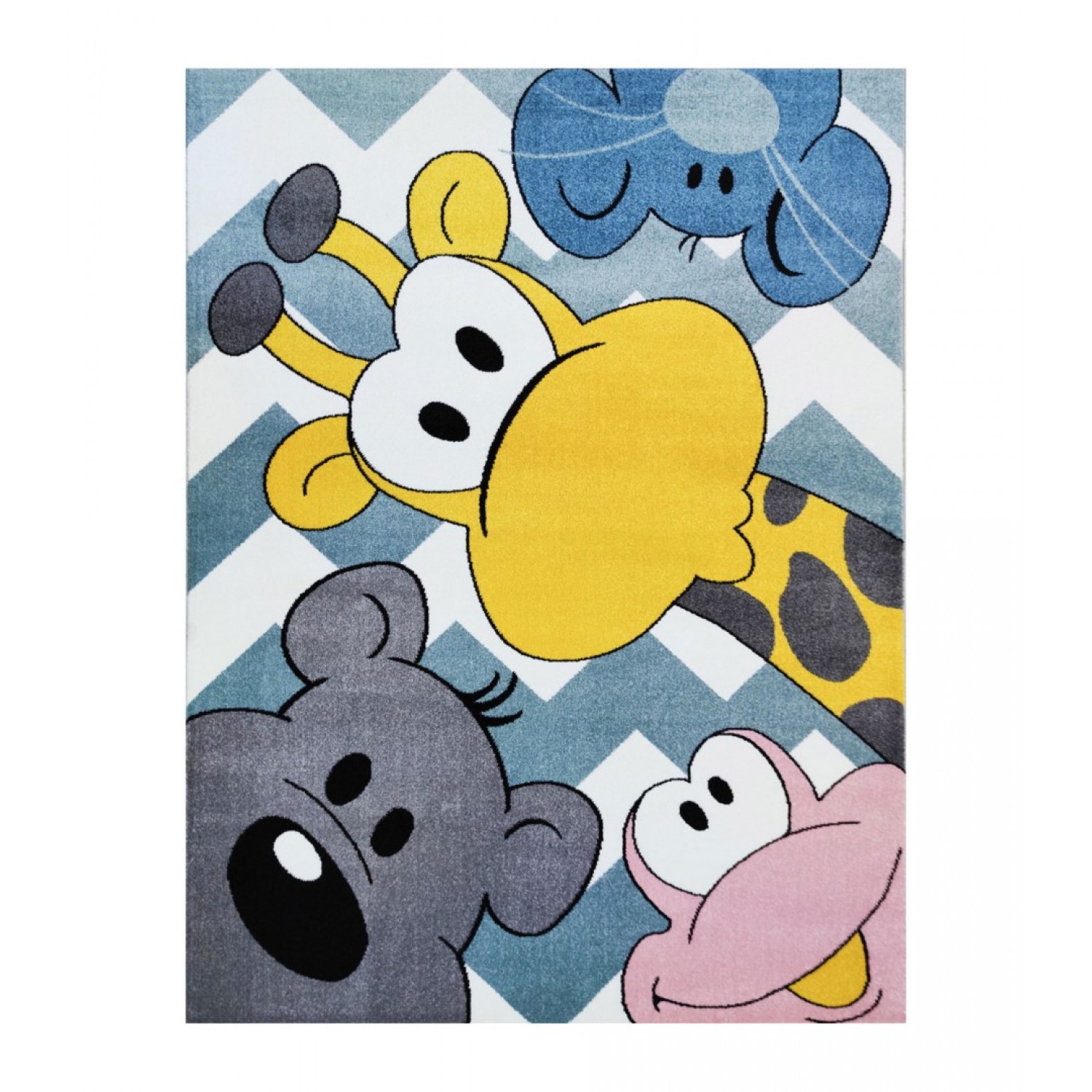 Παιδικό Χαλί Frieze Kids A1084 Yellow - 160x230 cm 3