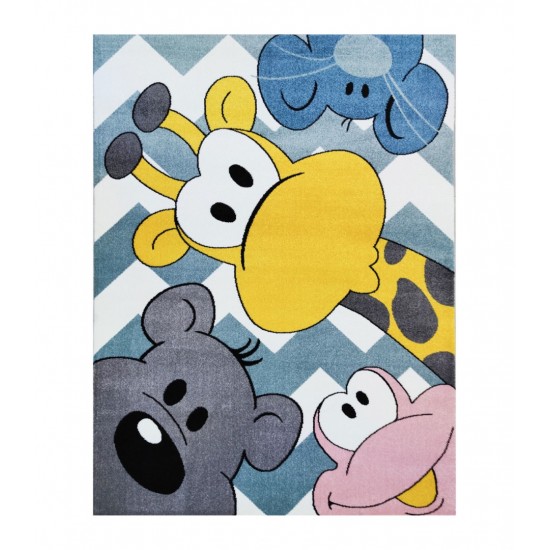 Παιδικό Χαλί Frieze Kids A1084 Yellow - 160x230 cm 2