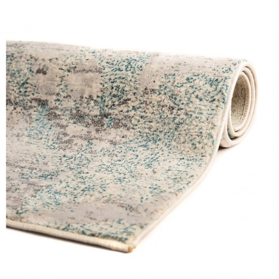 Χαλί Διάδρομος Antik 5073A Cream/Turquoise Πλάτος 80cm  2