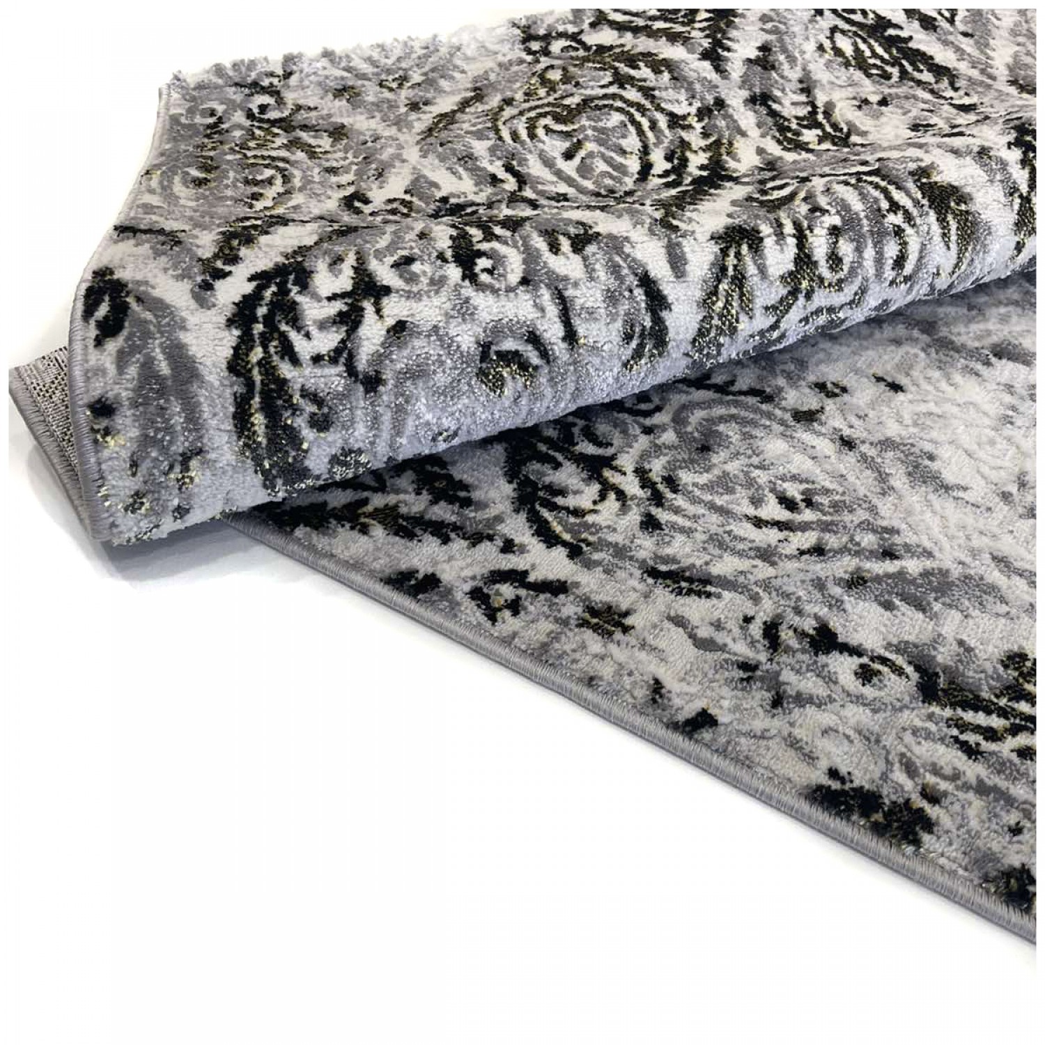 Χαλί Διάδρομος Antik 6197A Light Grey/Anthracite Πλάτος 80cm 4