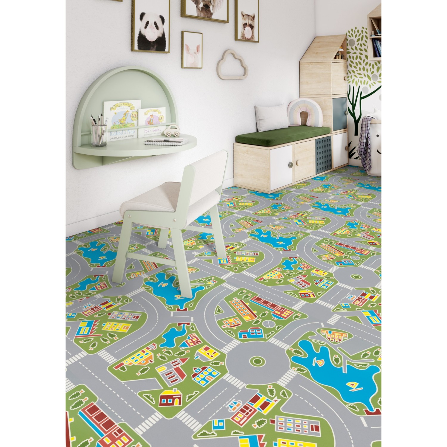 Πλαστικό Δάπεδο Tarkett Iconik 300 Macadam GREEN 4