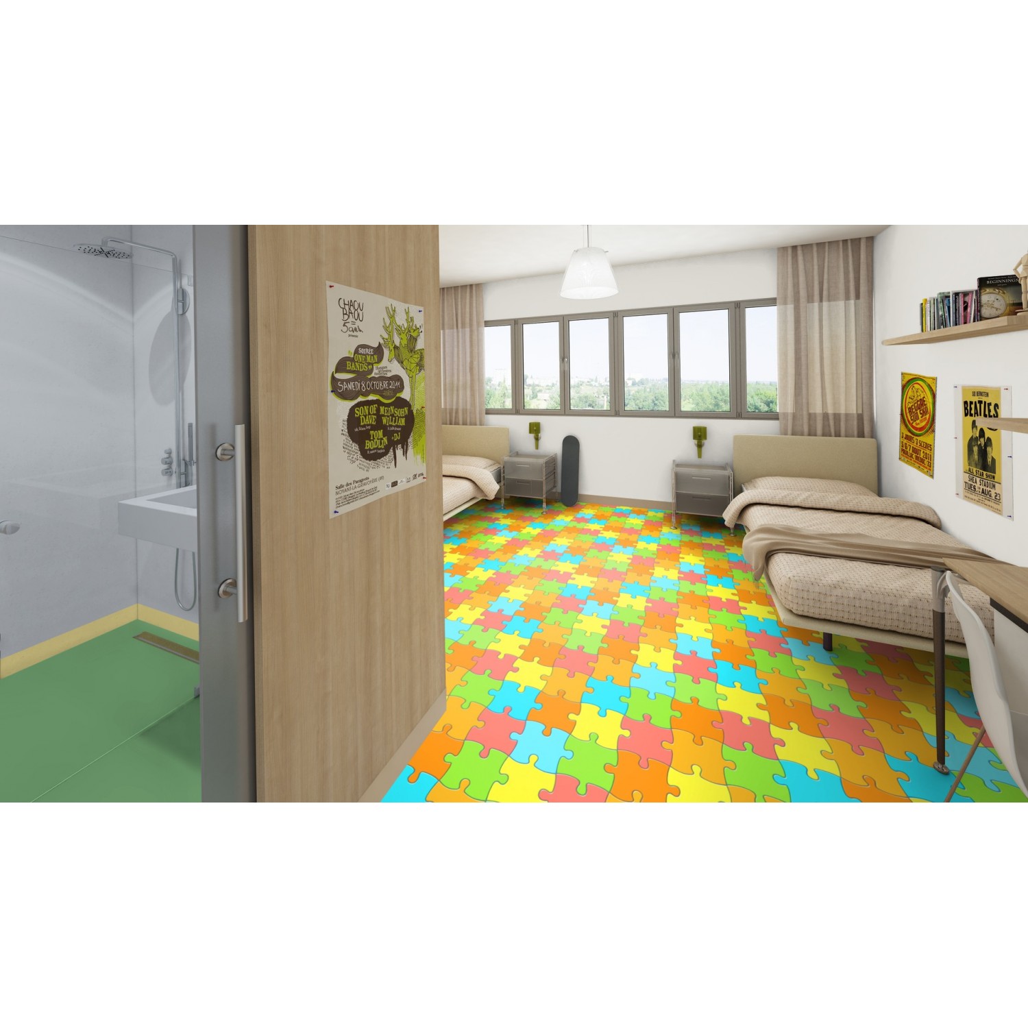 Πλαστικό Δάπεδο Tarkett Iconik 300 Playful Multicolor 5