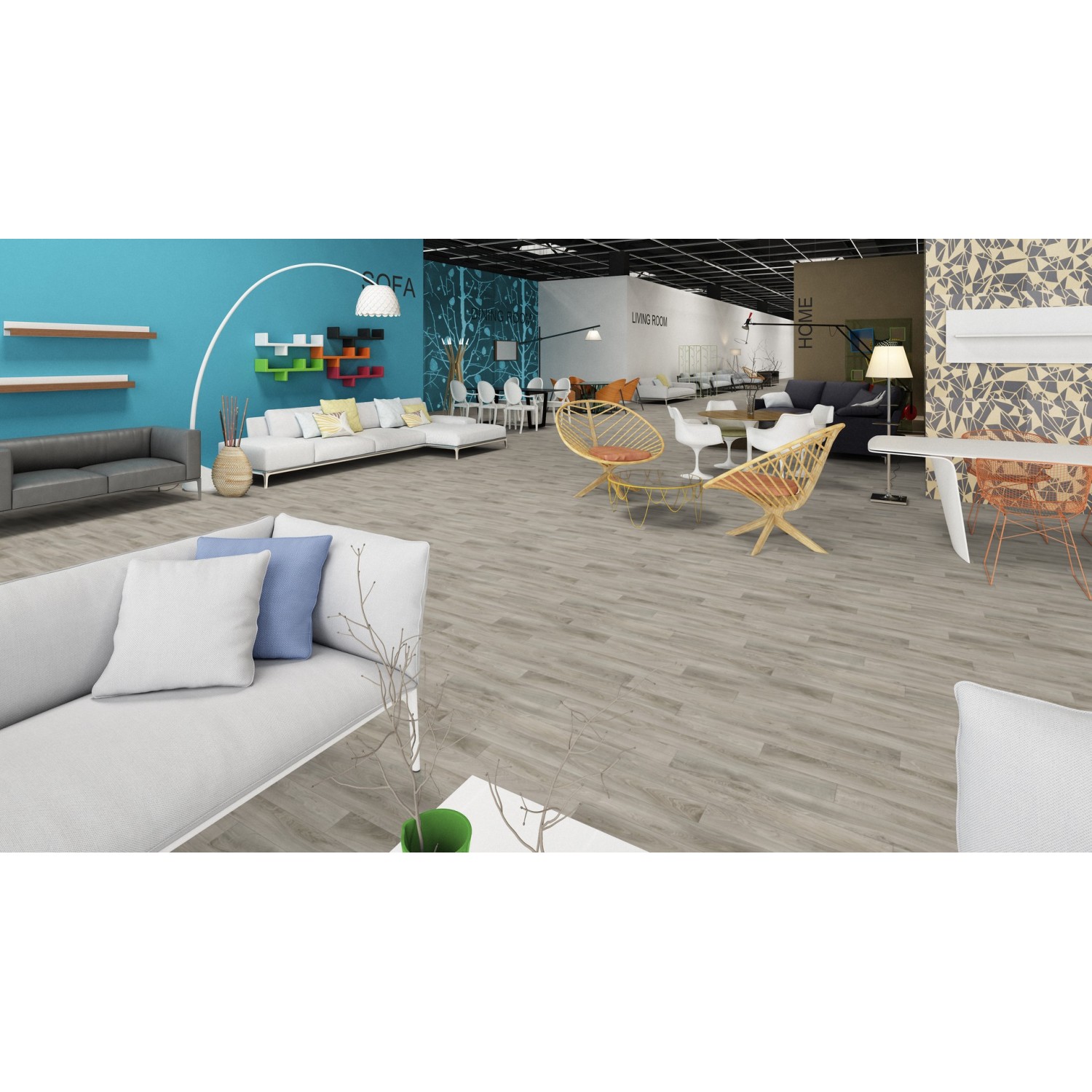 Πλαστικό Δάπεδο Tarkett Iconik 320T French Oak Cool Grey 5