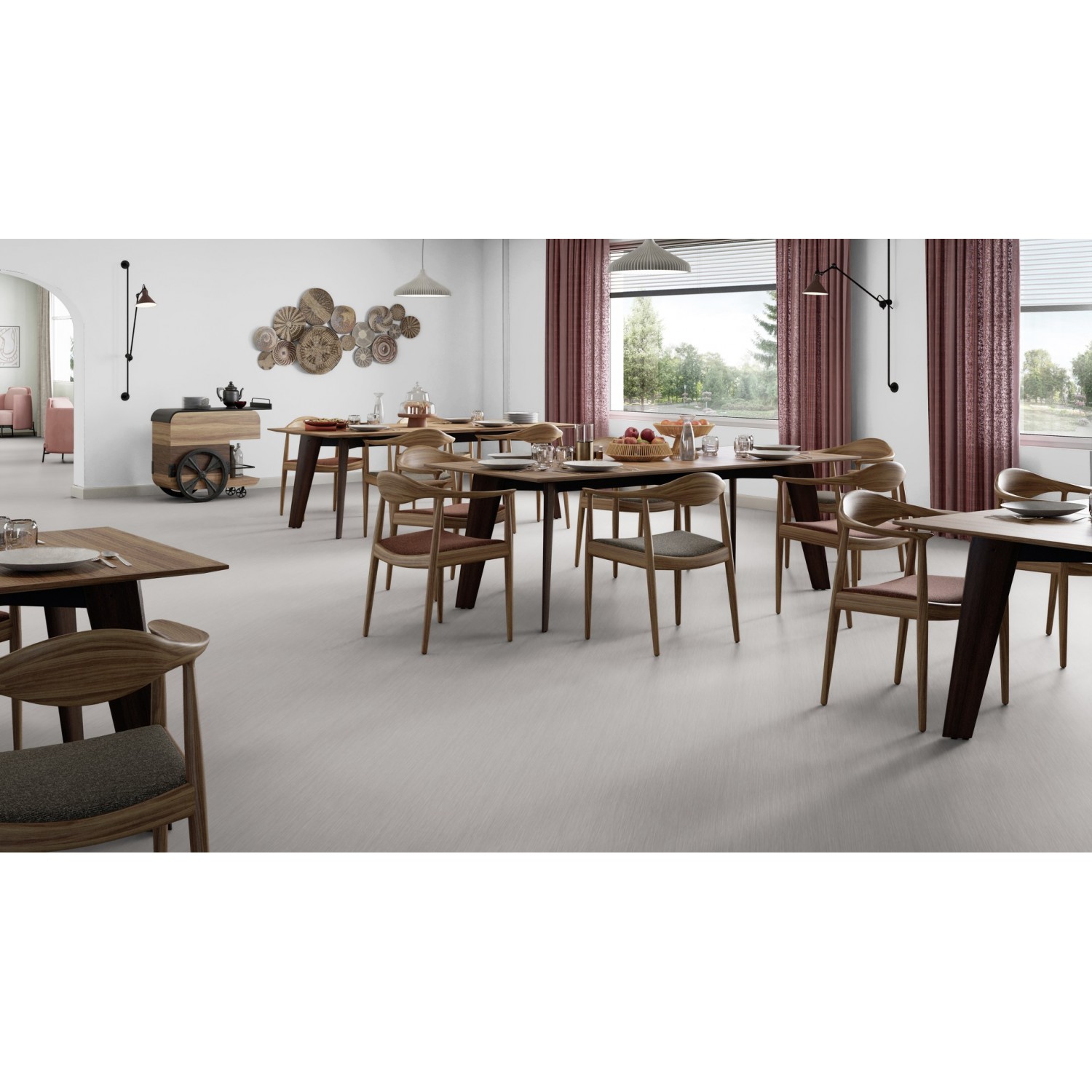 Πλαστικό Δάπεδο Tarkett Meteor 70  Fiber Wood Grey 3