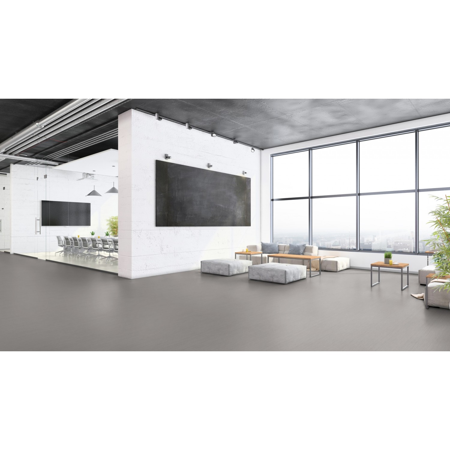 Πλαστικό Δάπεδο Tarkett Meteor 70  Fiber Wood Grey 4