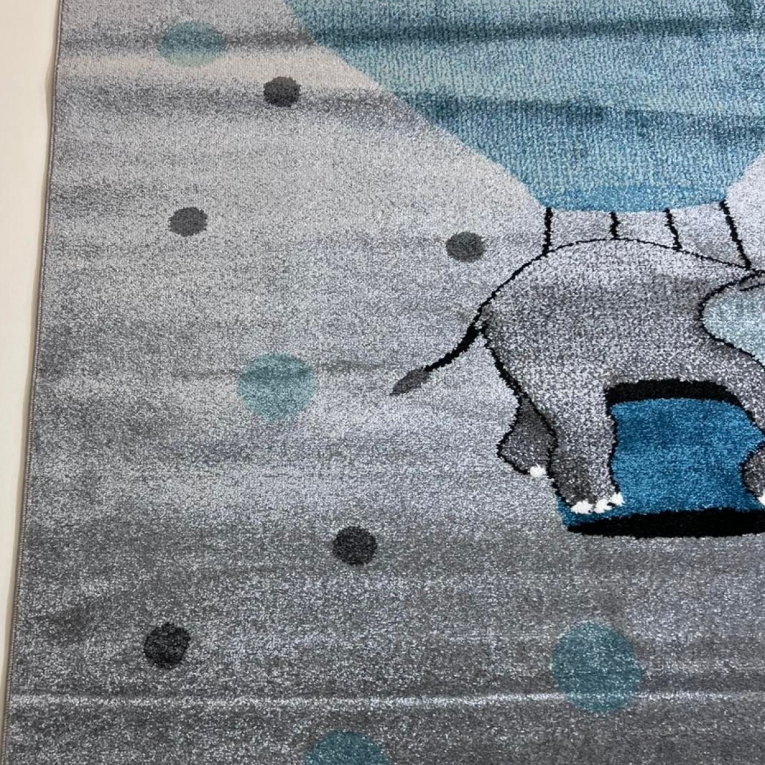 Παιδικό Χαλί 0099 Grey Blue 133 cm x 190 cm 3