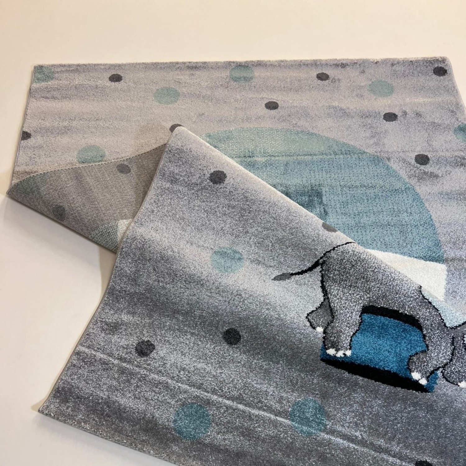Παιδικό Χαλί 0099 Grey Blue 133 cm x 190 cm 4