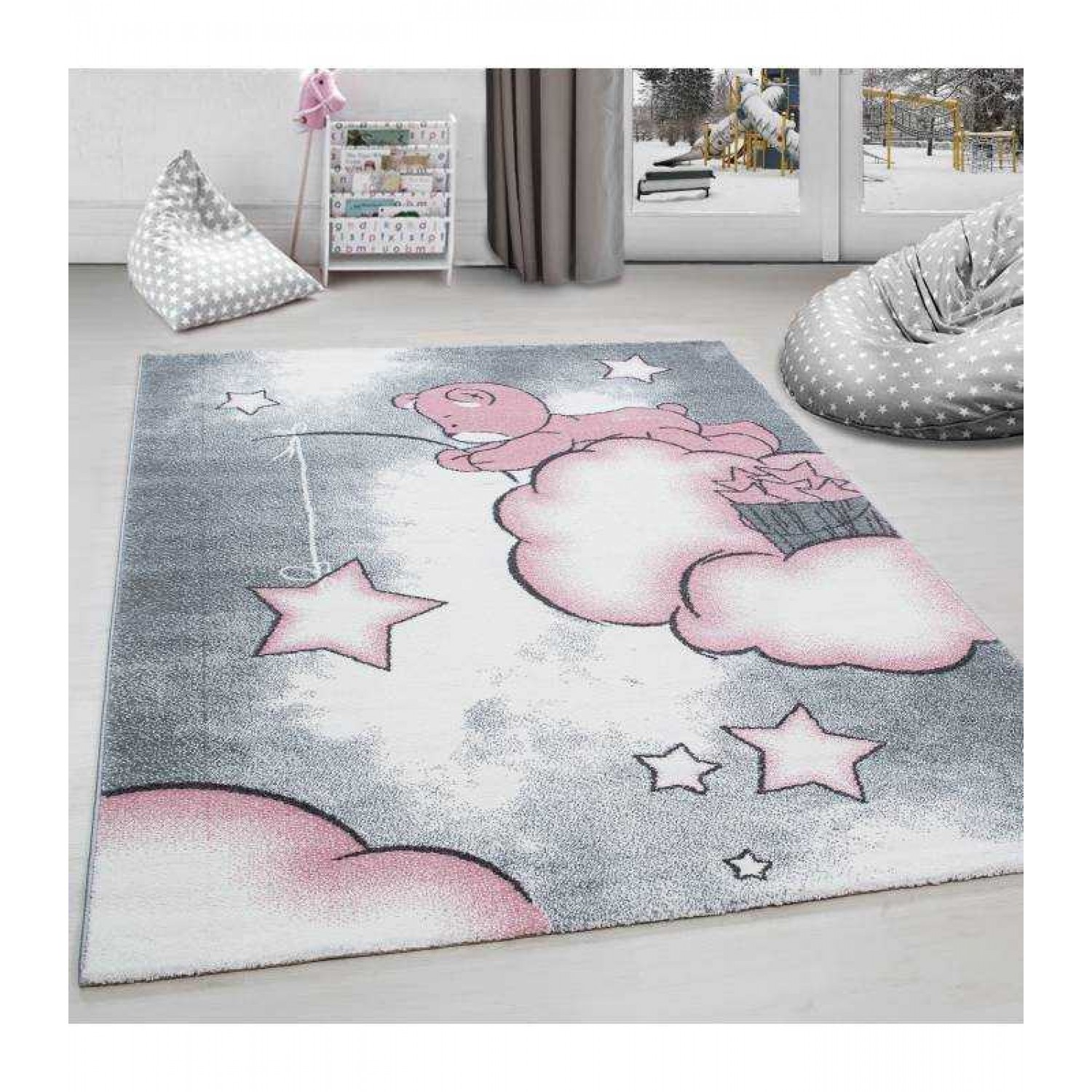 Παιδικό Χαλί 580 Pink 160 cm x 230 cm 2