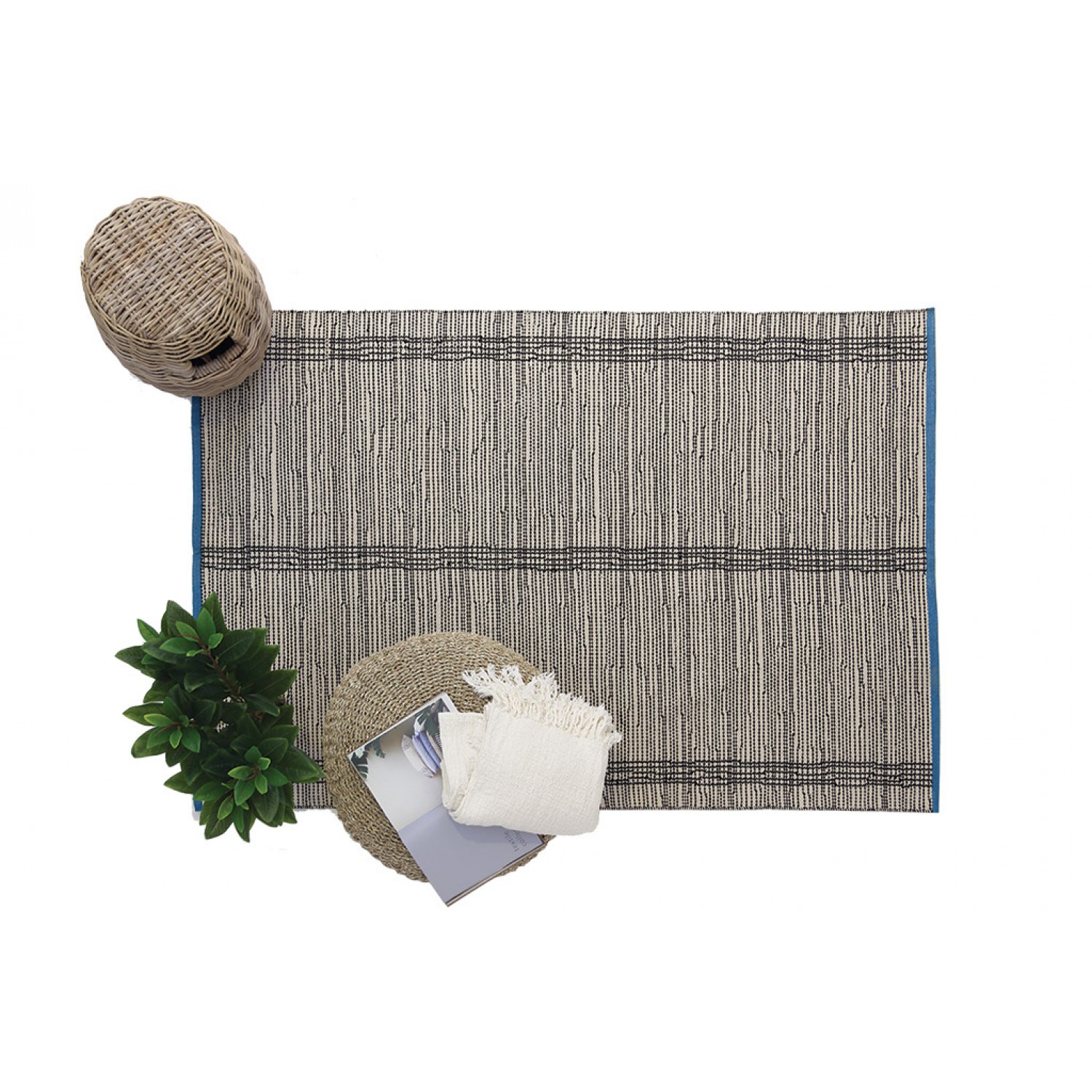 Χαλί Urban Cotton Kilim Marshmallow Seaport Royal Carpet - 130 x 190 cm 6
