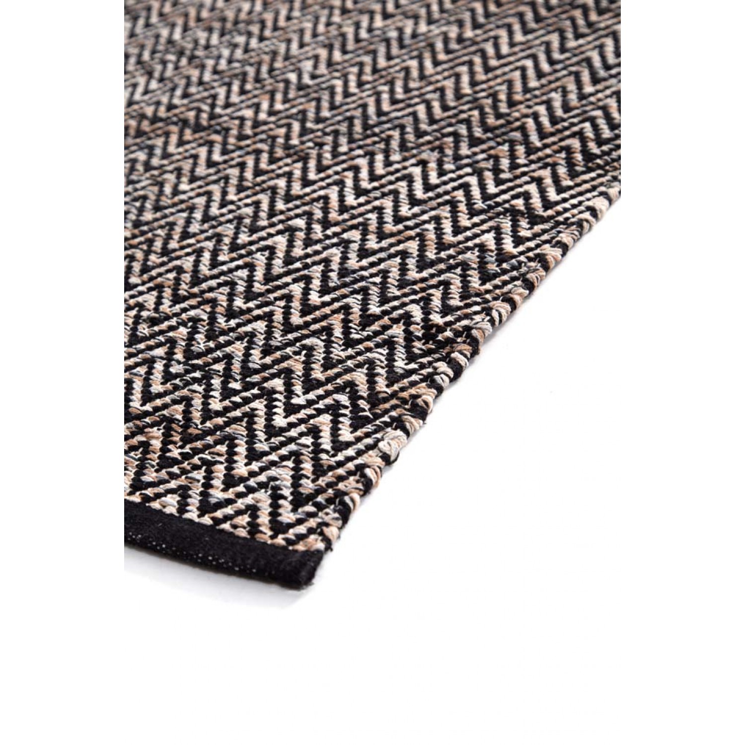 Χαλί Urban Cotton Kilim Venza Black Royal Carpet - 130 x 190 cm 3