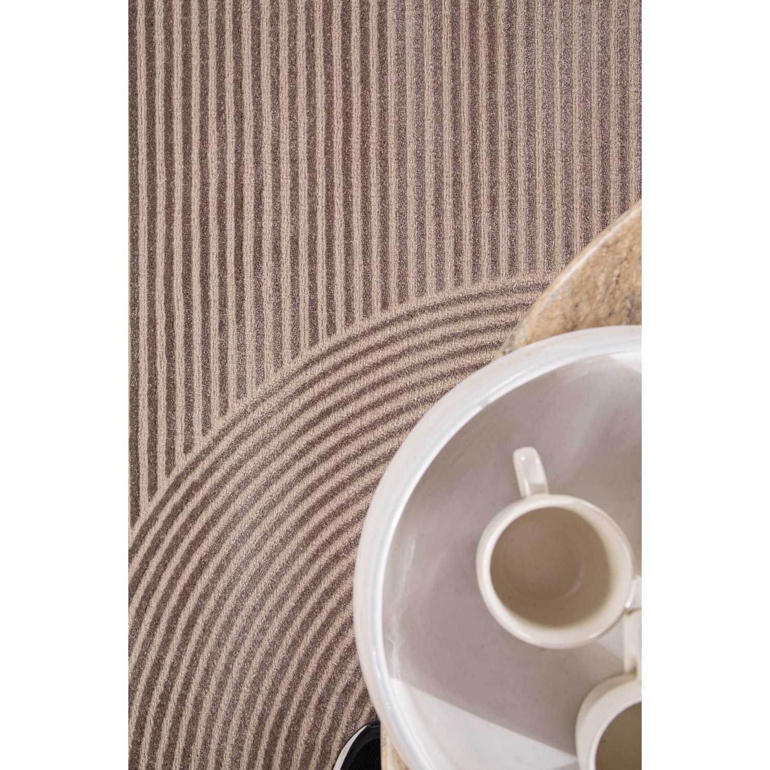 Χαλιά Κρεβατοκάμαρας (Σετ 3τμχ) Organic 591 D.BEIGE Royal Carpet 4