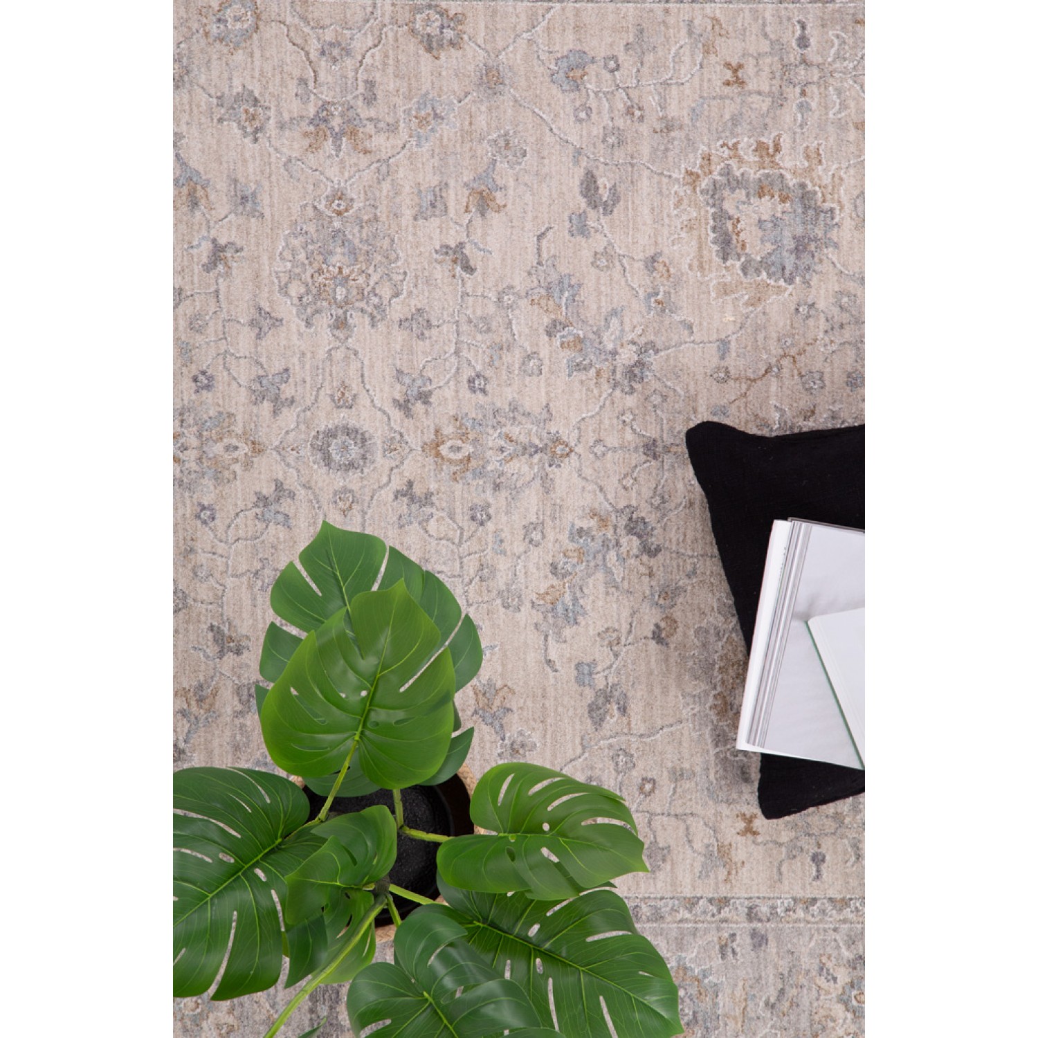 Κλασικό Χαλί Tabriz 675 L.GREY Royal Carpet - 140 x 190 cm 4
