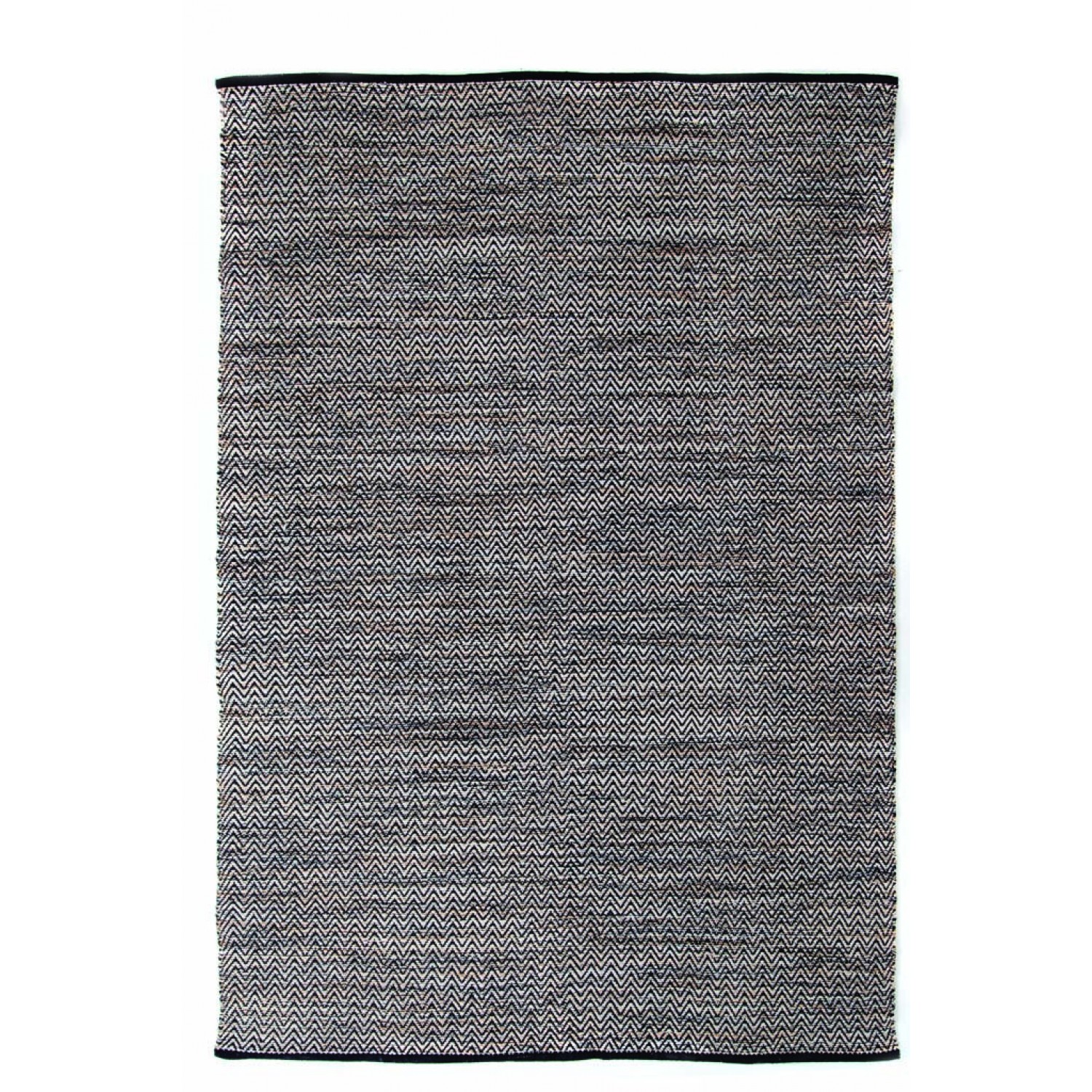 Χαλί Urban Cotton Kilim Venza Black Royal Carpet - 130 x 190 cm 2