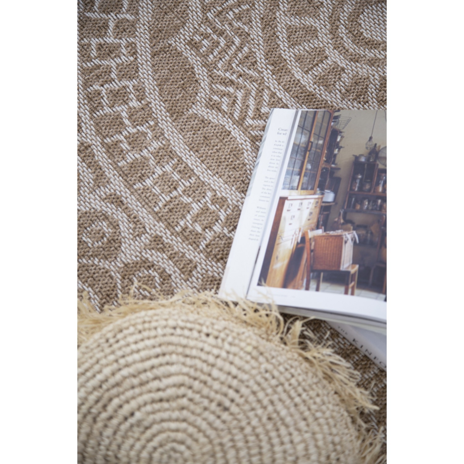 Χαλί Avanos 8893 WHITE Royal Carpet - 160 x 160 cm 4