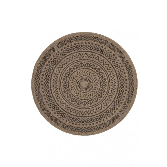 Ψάθα Avanos 8894 BLACK Royal Carpet - 240 x 240 cm