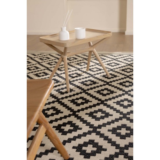 Ψάθα Flox 721W BLACK Royal Carpet - 67 x 140 cm 2